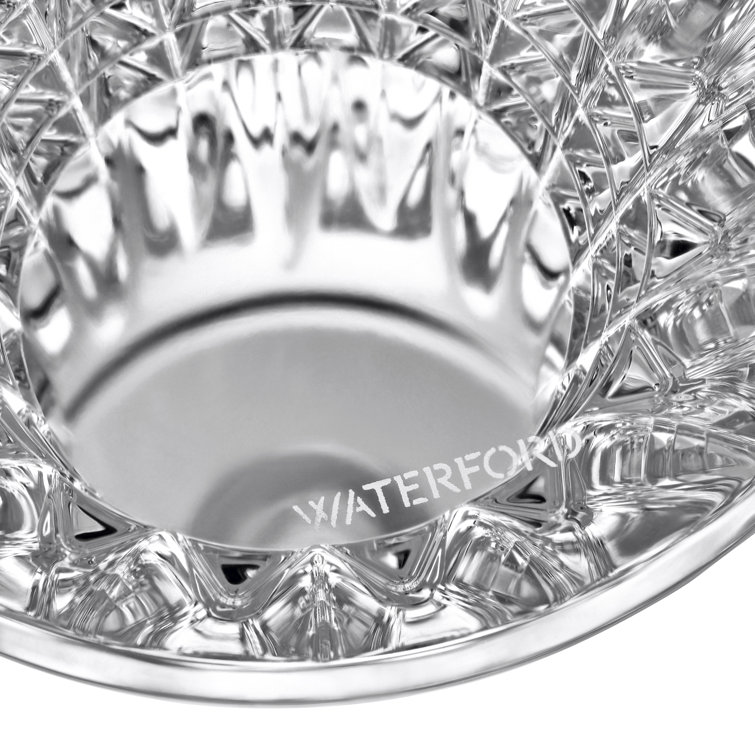 Radiant Crystal Lismore Diamond 10" Candlestick Pair