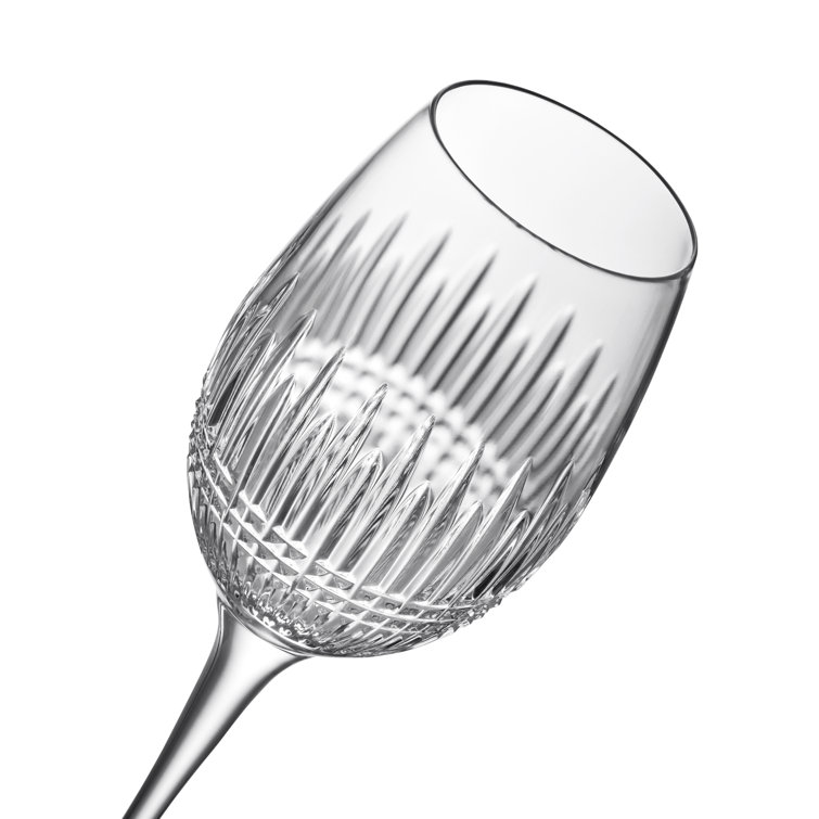 Lismore Diamond Cut Crystal White Wine Glass Set
