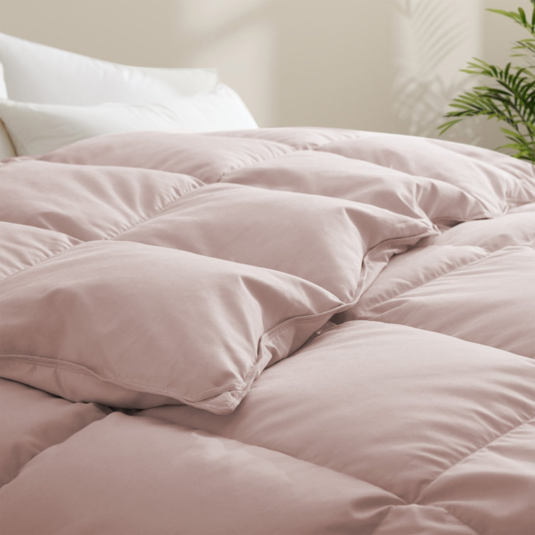 Lotus Pink Full/Queen Goose Down Comforter Duvet Insert