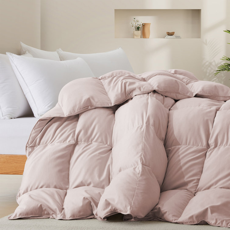 Lotus Pink Full/Queen Goose Down Comforter Duvet Insert