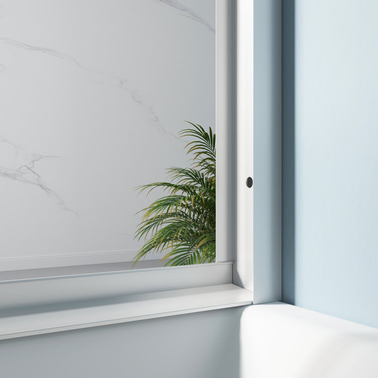 Nickel Framed Double Sliding Tub Door with Clear Tempered Glass