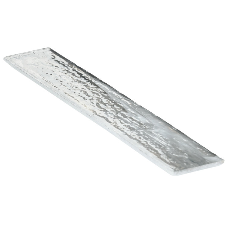 Apollo Brick Polished Silver Glass Subway Wall Tile