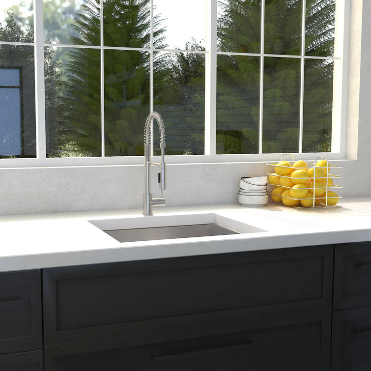 Meribel Stainless Steel 23" Drop-in Single Bowl Kitchen Sink