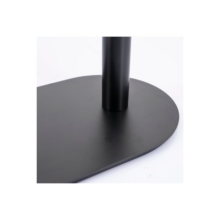 Black Metal Transitional End Table Set of 2