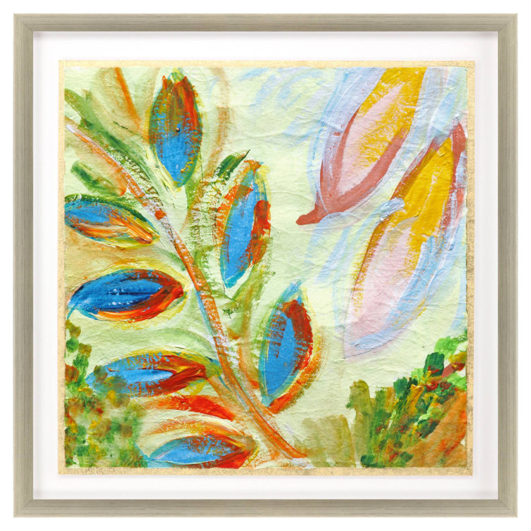 Sassy Botanica II Colorful Framed Art Print