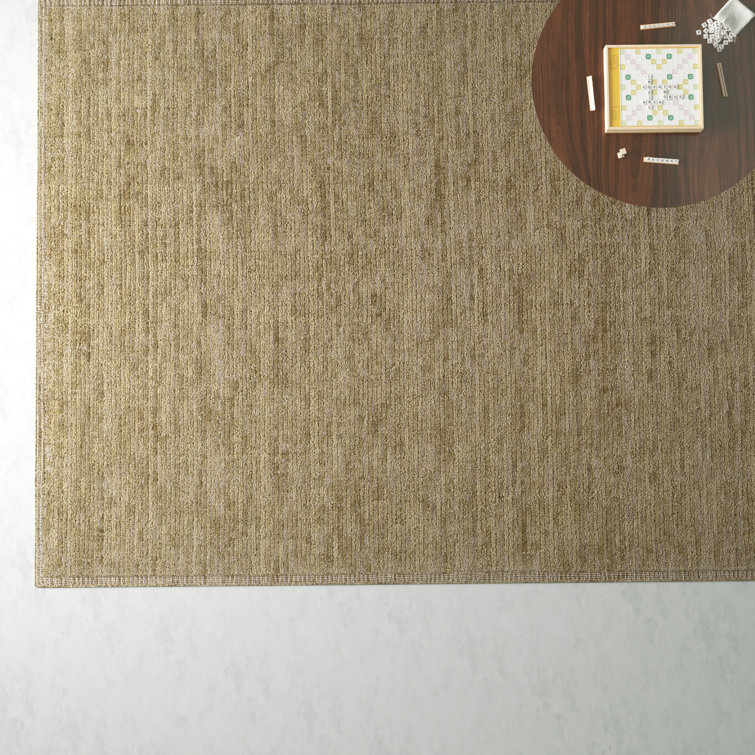 Adalia Hand-Knotted Easy Care Wool Area Rug, 10' x 14', Gray