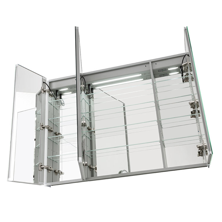 Signature Royale 48" x 30" LED Aluminum Medicine Cabinet