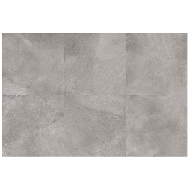 Iris Large Format Matte Gray Porcelain Tile 48x48