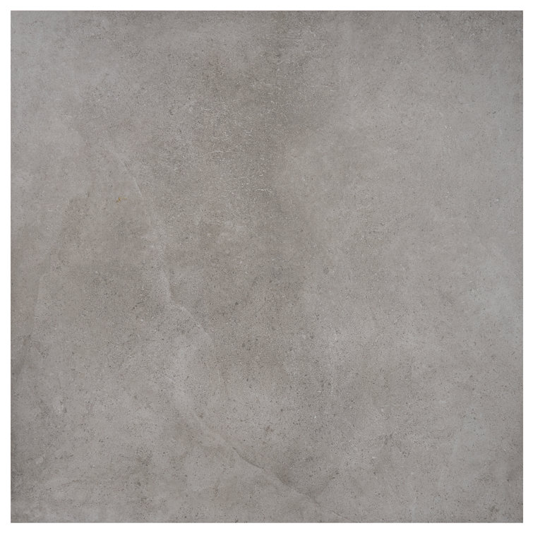 Iris Large Format Matte Gray Porcelain Tile 48x48