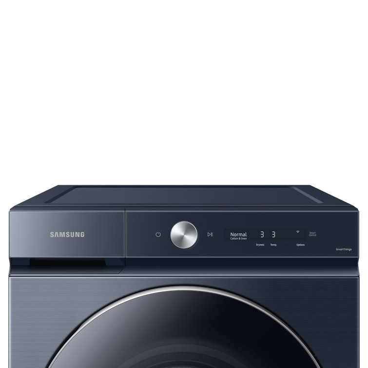 Brushed Navy 7.8 cu. ft. Front Load Electric Dryer with AI Optimal Dry