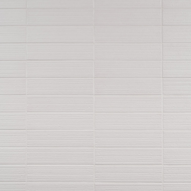 Cloud White 3" x 10" Matte Ceramic Subway Wall Tile