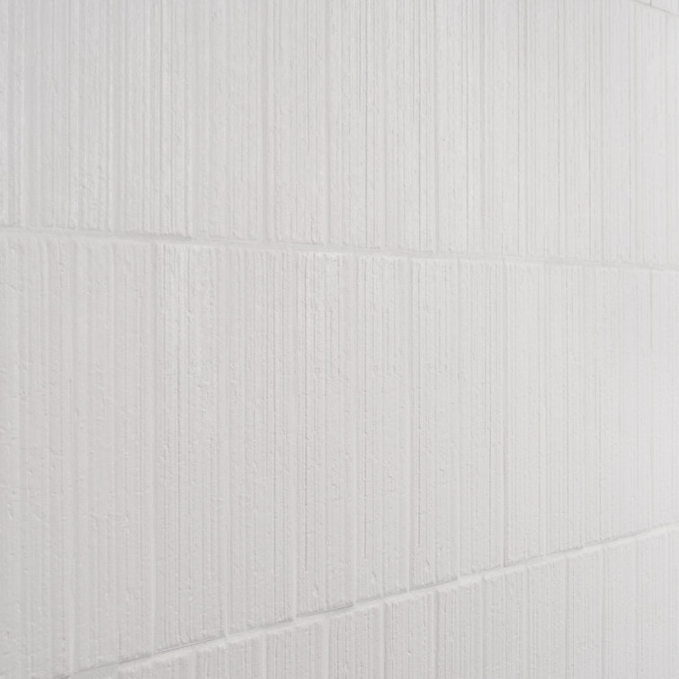 Cloud White 3" x 10" Matte Ceramic Subway Wall Tile