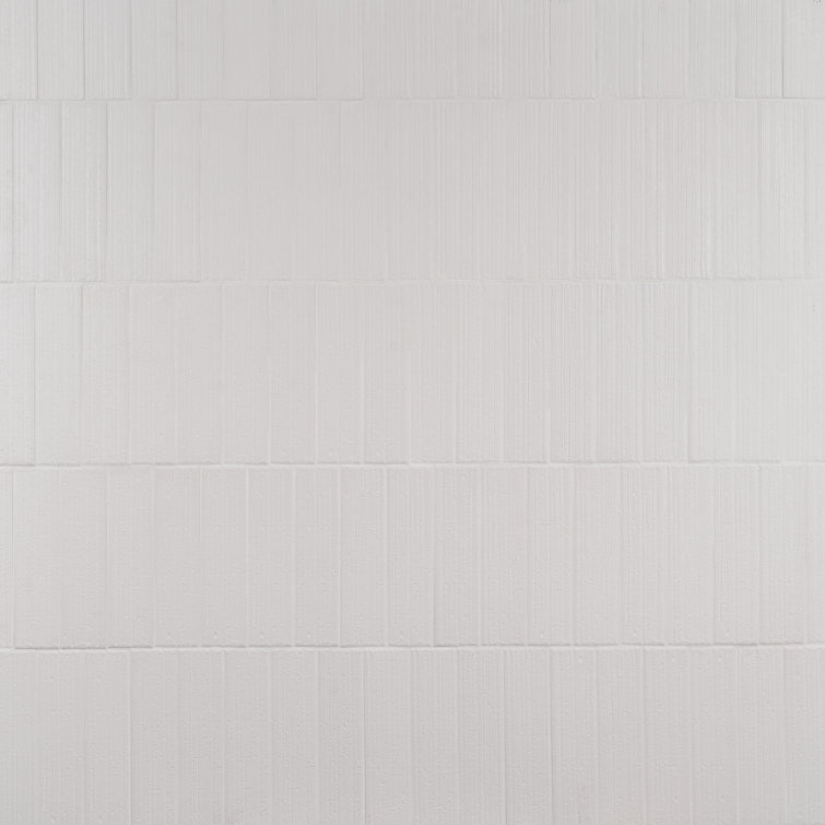 Cloud White 3" x 10" Matte Ceramic Subway Wall Tile