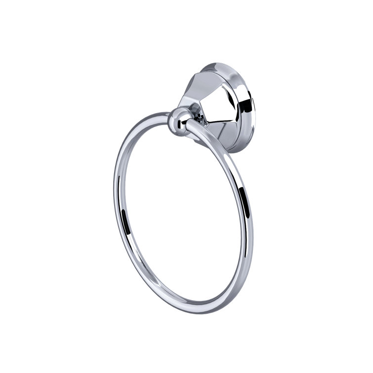 Polished Nickel Wall Mounted Towel Ring