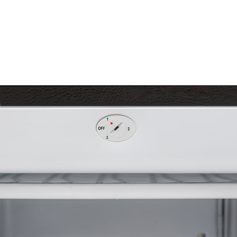 Compact Black 5 Cubic Feet Undercounter Upright Freezer