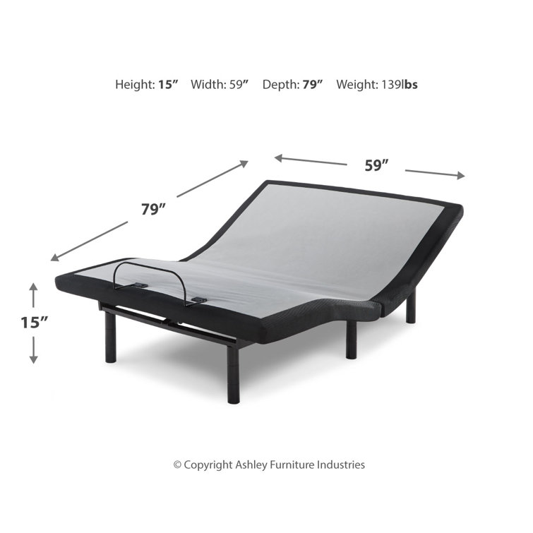 California King 10" Memory Foam Mattress with Adjustable Base