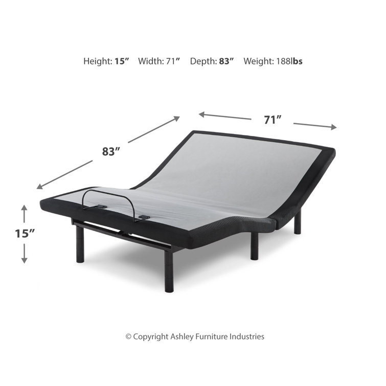 California King 10" Memory Foam Mattress with Adjustable Base