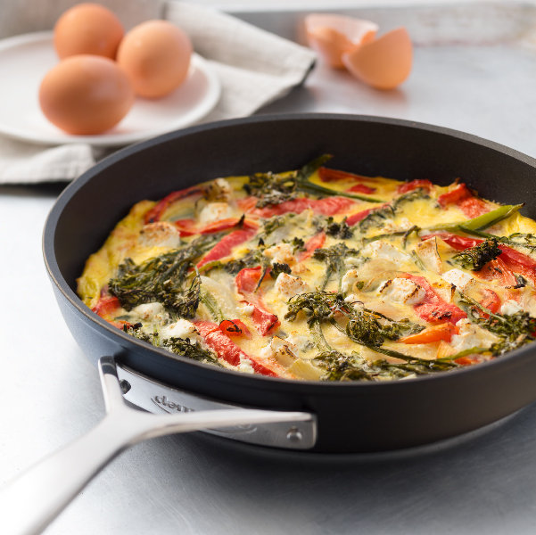 AluPro 12-inch Black Aluminum Nonstick Fry Pan