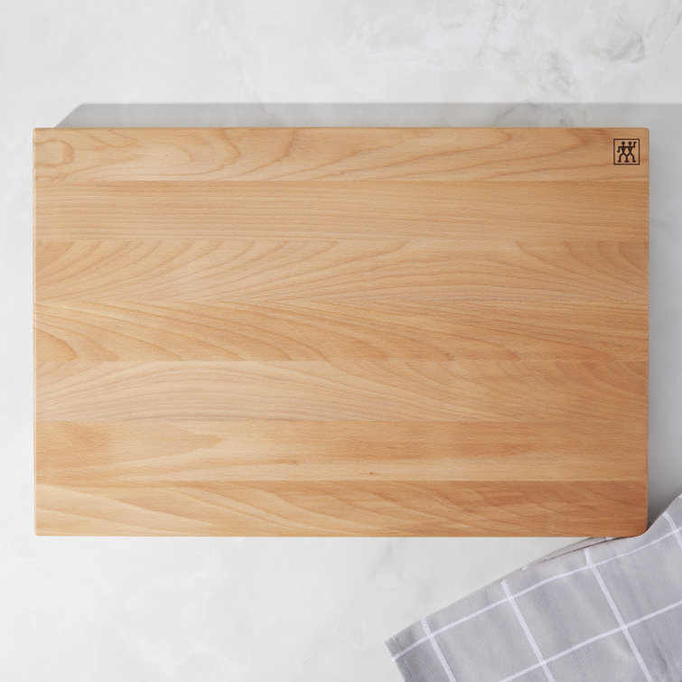 Natural Beechwood Rectangular Cutting Board, 22" x 16"