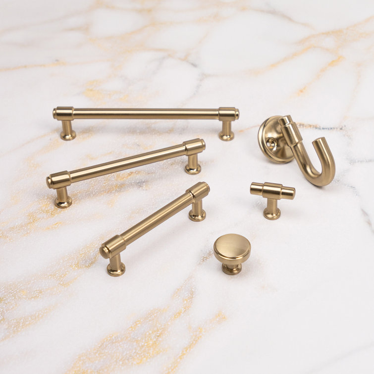 Champagne Bronze 6-5/16" Solid Core Kitchen Cabinet Pulls