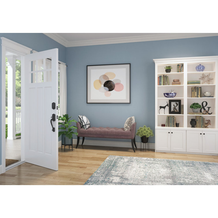 Matte Black Smart Wi-Fi Deadbolt with Touchscreen