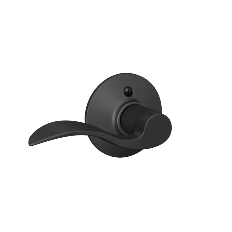 Matte Black Classic Passage Lever Door Handle