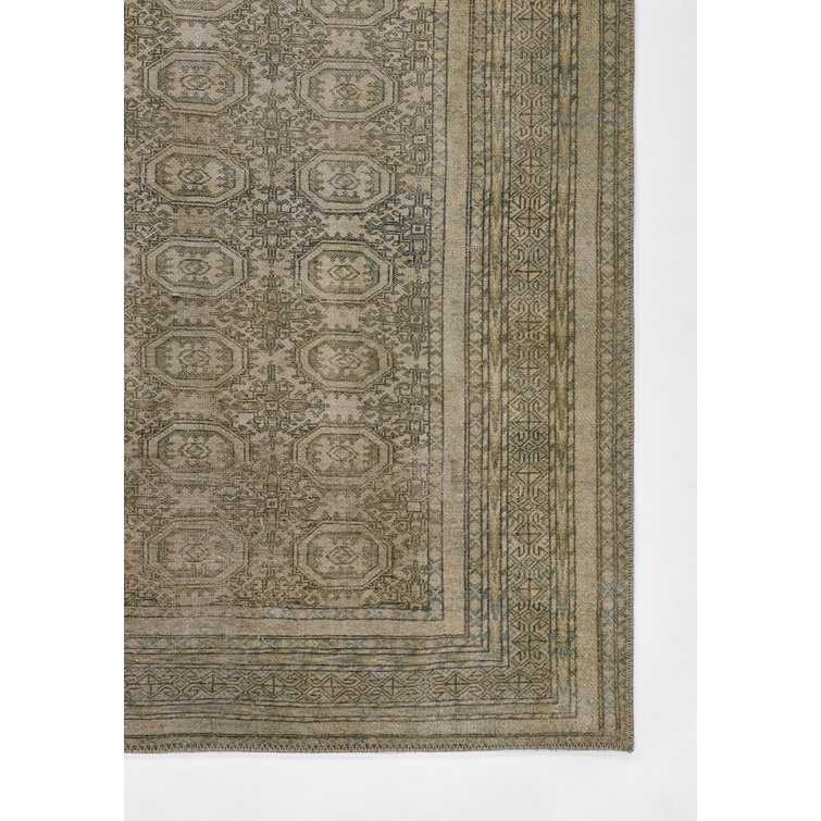 Erin Gates Green Synthetic Traditional 10' x 14' Area Rug