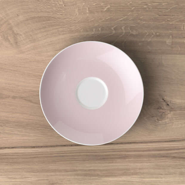 Pink Porcelain Floral Coffee Saucer