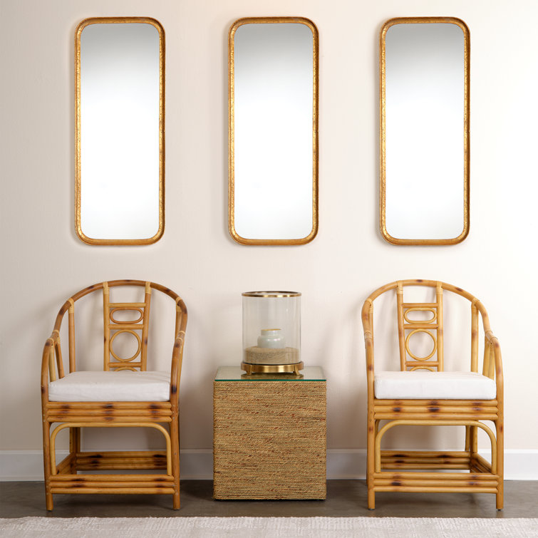 Handcrafted Geometric White Rattan Accent Chair