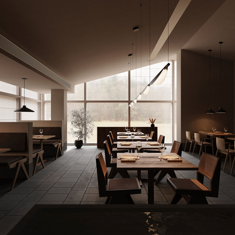 Tela 78'' Dove Gray LED Linear Indoor/Outdoor Statement Pendant
