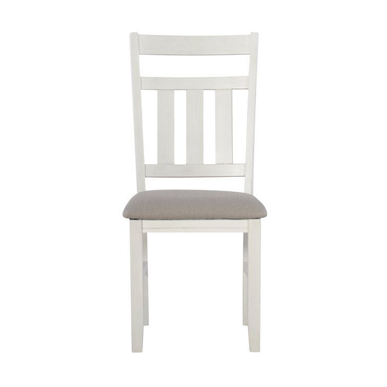 Smokey White and Tan 6-Piece Farmhouse Dining Set