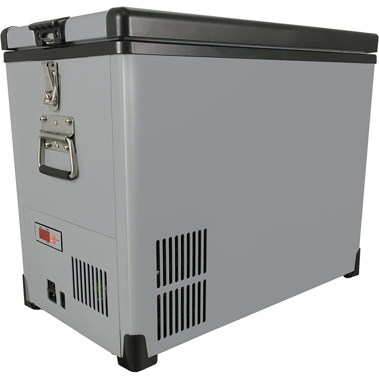 Gray Electric Portable Convertible Refrigerator Freezer