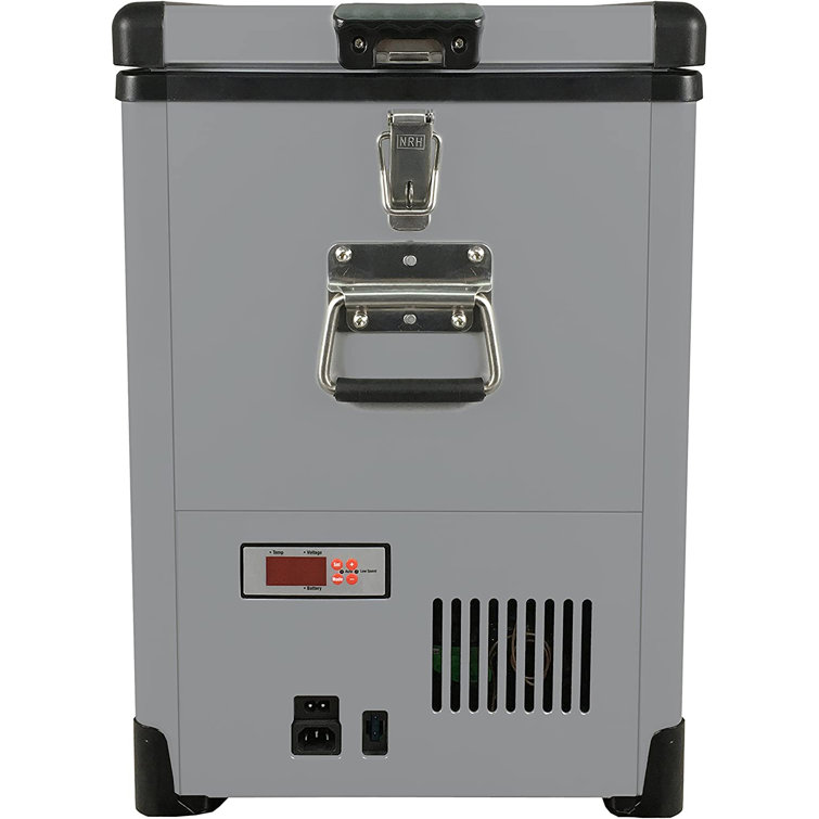 Gray Electric Portable Convertible Refrigerator Freezer
