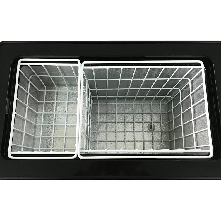 Gray Electric Portable Convertible Refrigerator Freezer