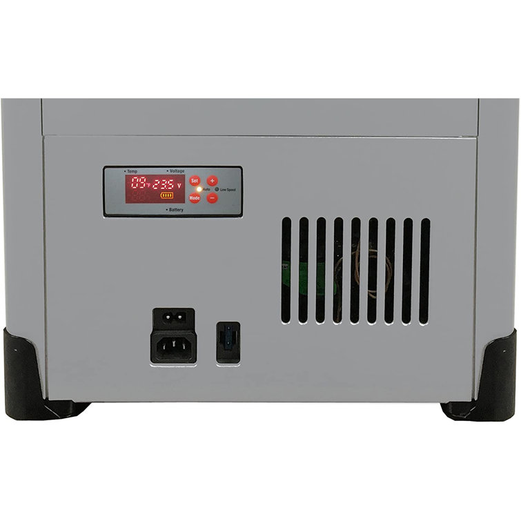 Gray Electric Portable Convertible Refrigerator Freezer