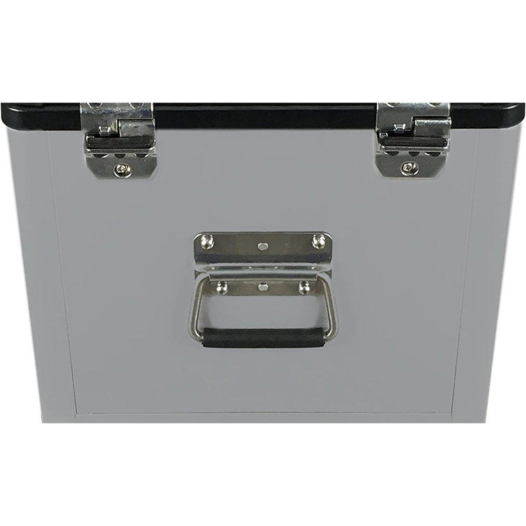 Gray Electric Portable Convertible Refrigerator Freezer