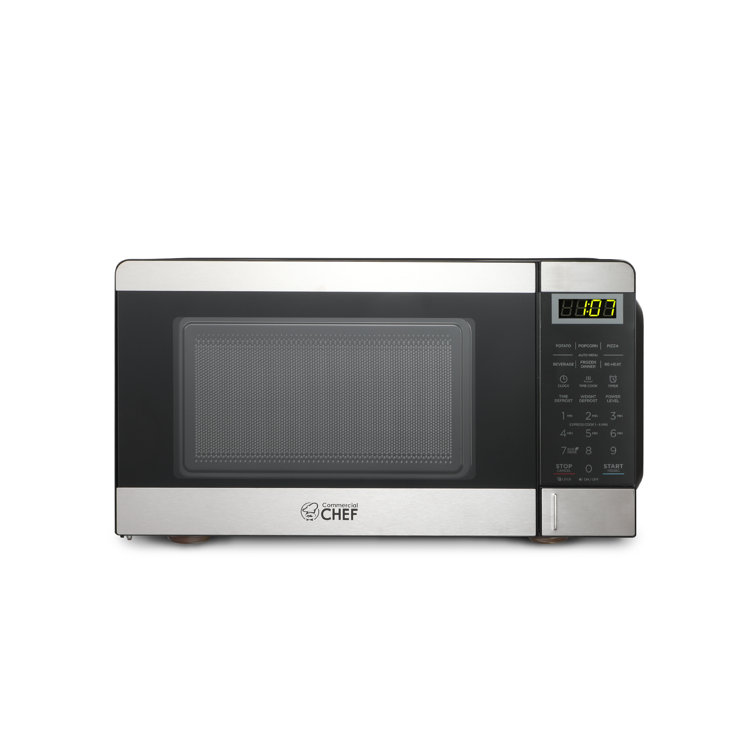 Compact Stainless Steel Microwave Oven for RV with Digital Display