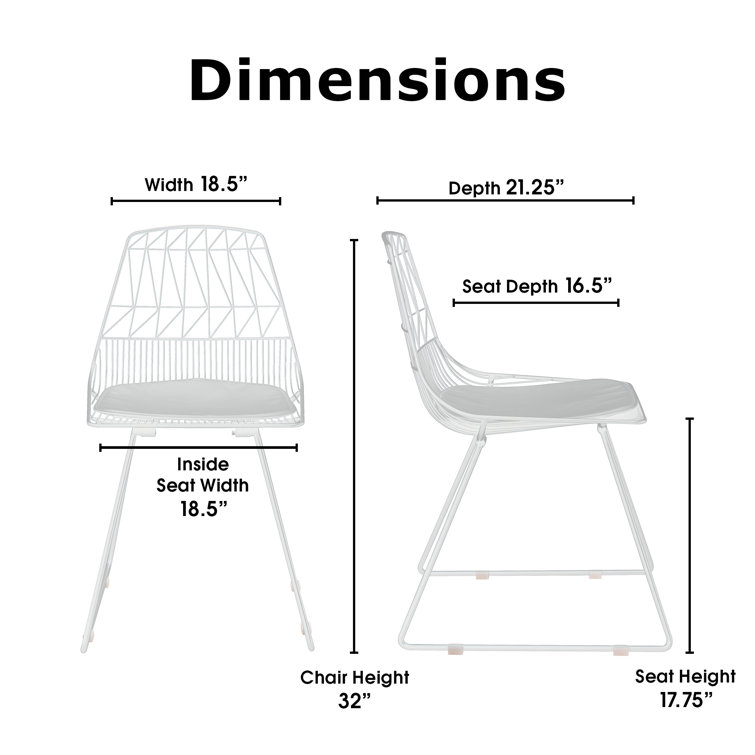 Chic French White Faux Leather Upholstered Side Chair with Slat Design