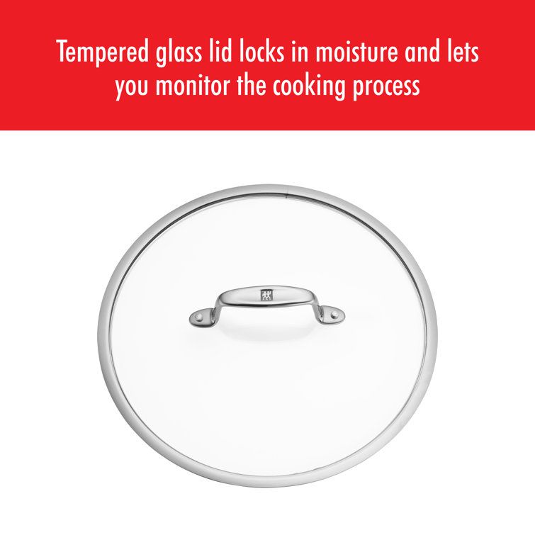 Zwilling Clad CFX 5-qt Silver Stainless Steel Non-Stick Saute Pan