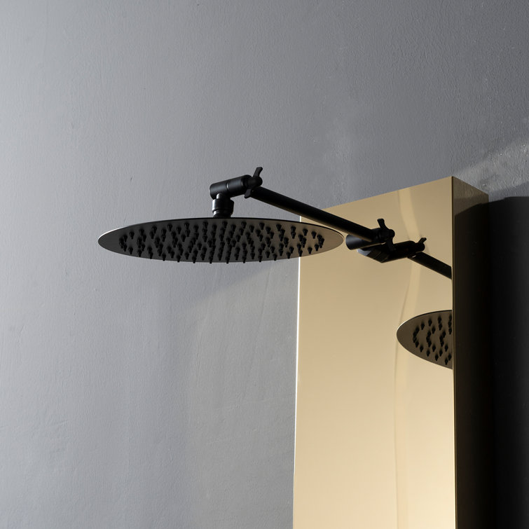 Black Gold 60.55'' Shower Panel with Adjustable Shower Head
