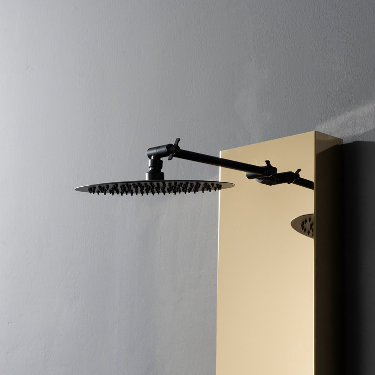 Black Gold 60.55'' Shower Panel with Adjustable Shower Head
