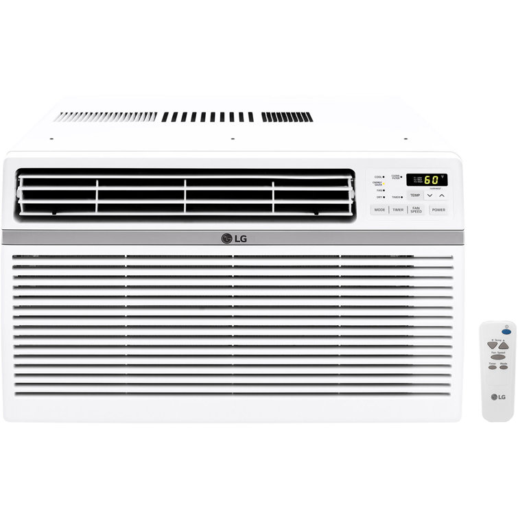 LG 12,000 BTU White Smart Window Air Conditioner with Remote