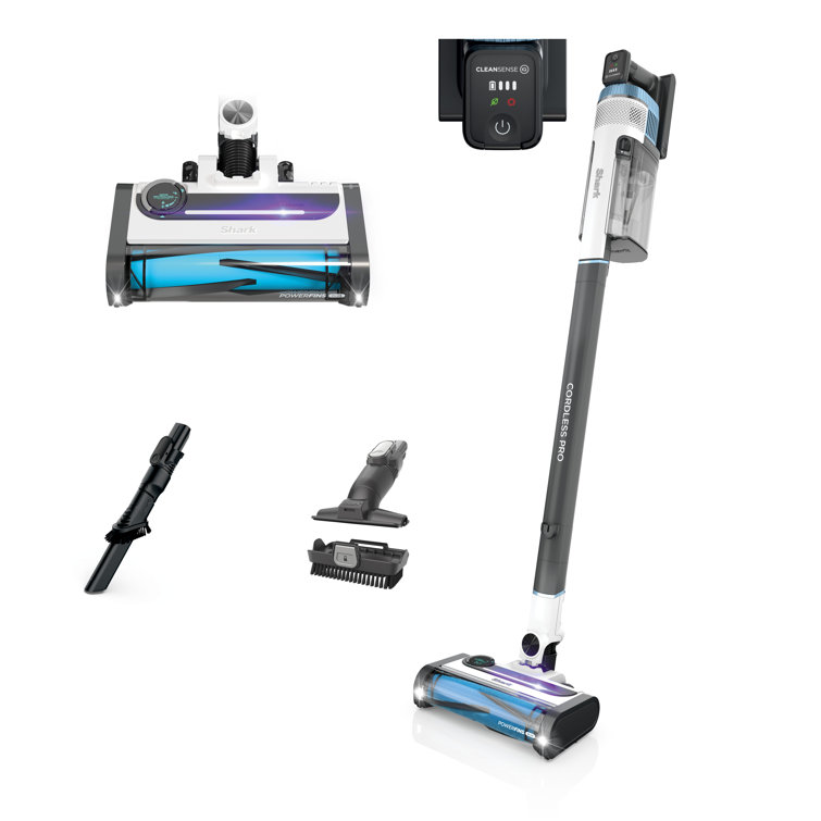 Light Blue Cordless Stick Vacuum with HEPA Filter