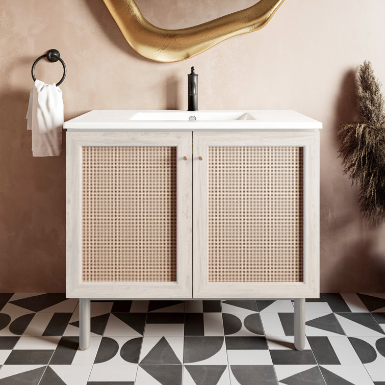 Classe 36" White Oak Freestanding Bathroom Vanity