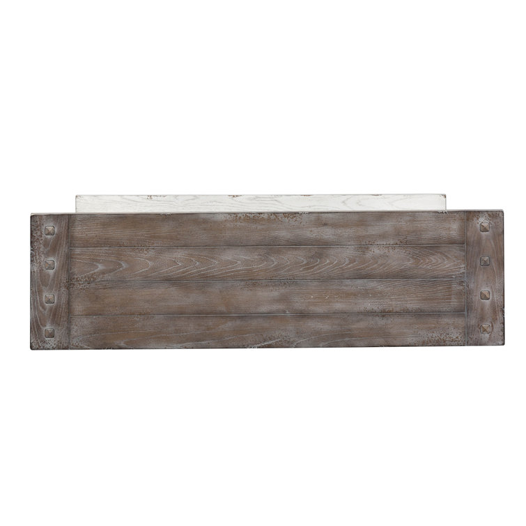 Sedona Traditional Brown Wood Sofa Table with Storage Shelves