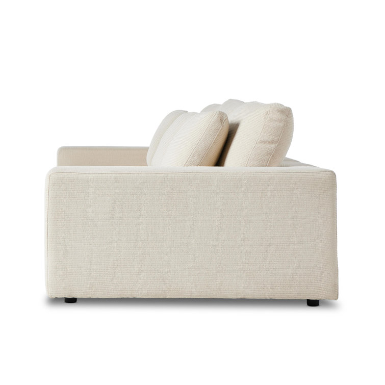 Clairmont Sand Three Piece Modular Sofa with Square Arms