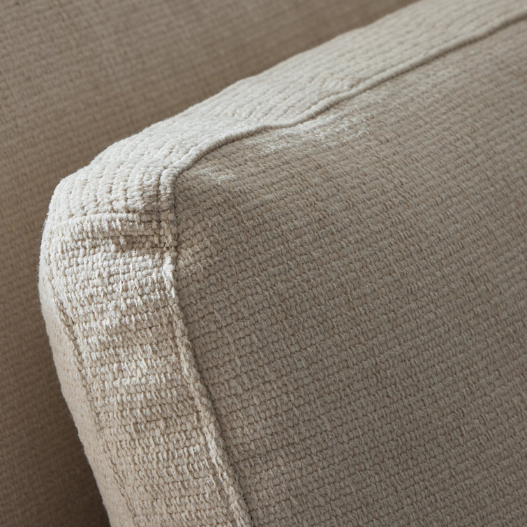 Clairmont Sand Three Piece Modular Sofa with Square Arms