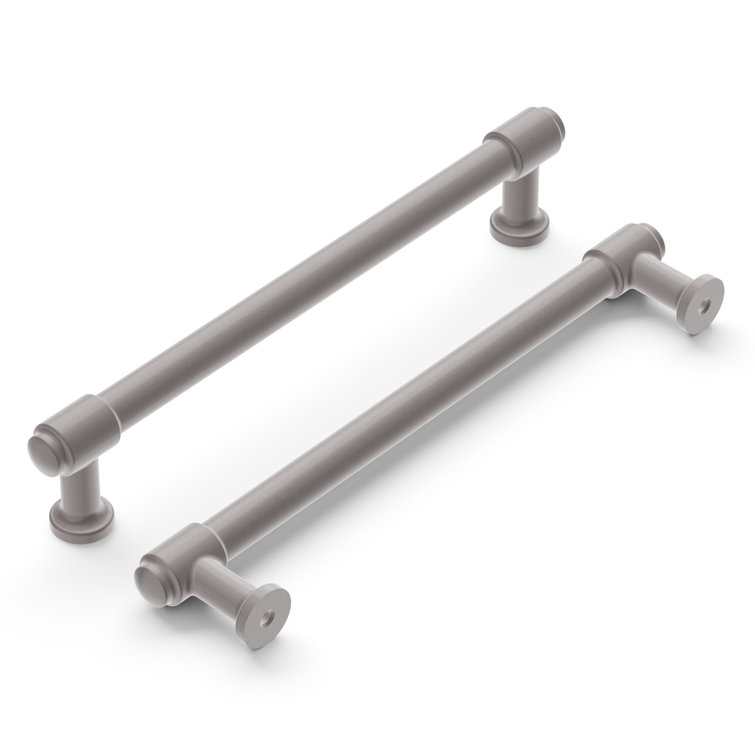 Satin Nickel 6-5/16" Modern Cabinet Bar Pull
