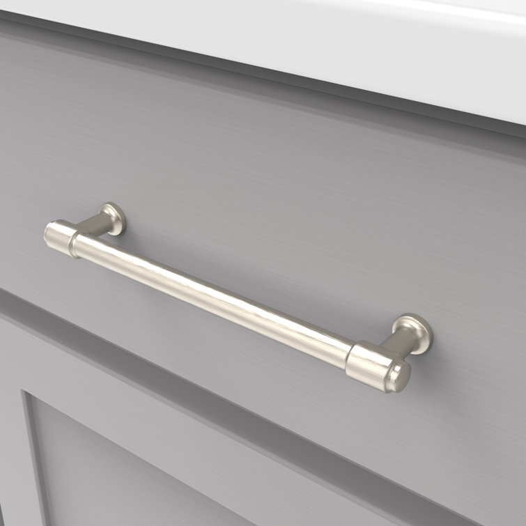 Satin Nickel Brushed Cabinet Pulls with Mounting Hardware