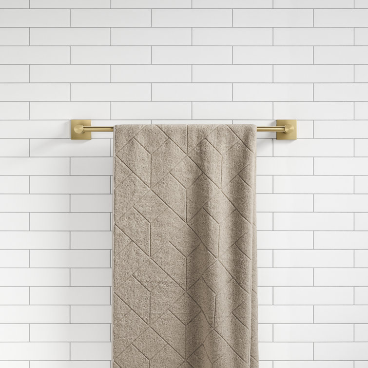 Ventus 18" Brushed Gold Wall Mounted Towel Bar